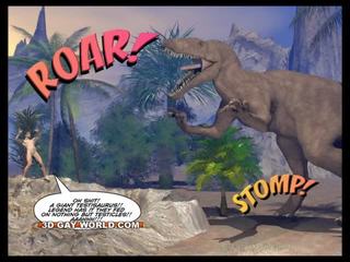 Cretaceous lid 3d homo komisch sci-fi vies film verhaal