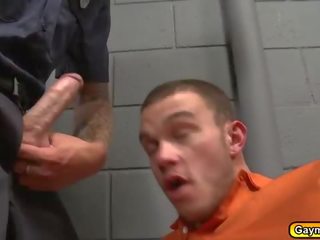 Prisão homossexual sexo a quatro broche e anal caralho