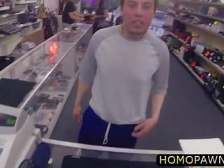 Greu miez homosexual in trei în the magazin